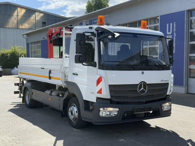 Mercedes-Benz ATEGO 818 4x2 Euro 6 Kipper Kran FASSI F65B.0.22 - 덤프 밴 : 사진 1 Mercedes-Benz ATEGO 818 4x2 Euro 6 Kipper Kran FASSI F65B.0.22 - 덤프 밴 : 사진 1