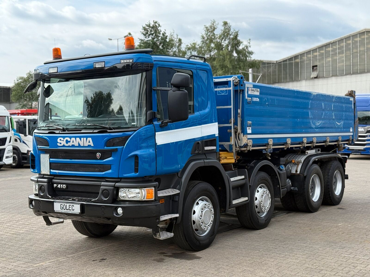 덤프트럭 Scania P 410 8x4 Dreiseitenkipper DAUTEL : 사진 11