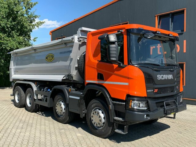Scania P 420 8x4 Kipper Meiller 18,5m3 Euro 6 - 덤프트럭 : 사진 1 Scania P 420 8x4 Kipper Meiller 18,5m3 Euro 6 - 덤프트럭 : 사진 1