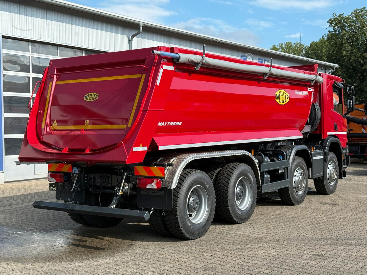 Scania P 420 8x4 Kipper Meiller Euro 6 - 스킵 로더 트럭 : 사진 5 Scania P 420 8x4 Kipper Meiller Euro 6 - 스킵 로더 트럭 : 사진 5