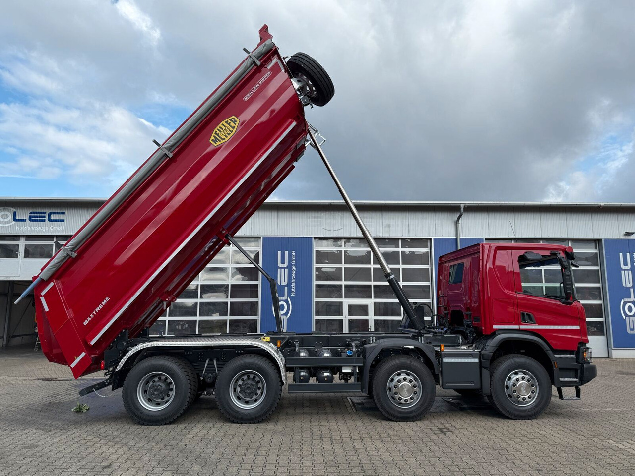 Scania P 420 8x4 Kipper Meiller Euro 6 - 스킵 로더 트럭 : 사진 4 Scania P 420 8x4 Kipper Meiller Euro 6 - 스킵 로더 트럭 : 사진 4