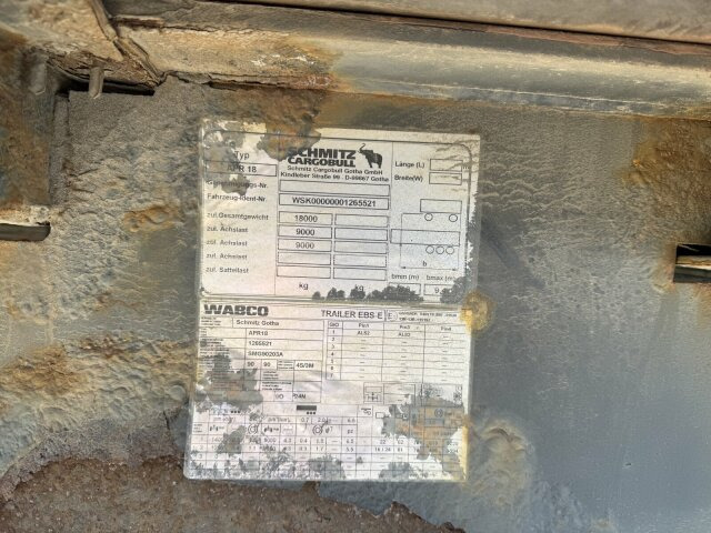 Schmitz Cargobull Gotha AFG 18 BS Baustoffanhänger 2 Achse - 드롭사이드/ 플랫베드 트레일러 : 사진 2 Schmitz Cargobull Gotha AFG 18 BS Baustoffanhänger 2 Achse - 드롭사이드/ 플랫베드 트레일러 : 사진 2