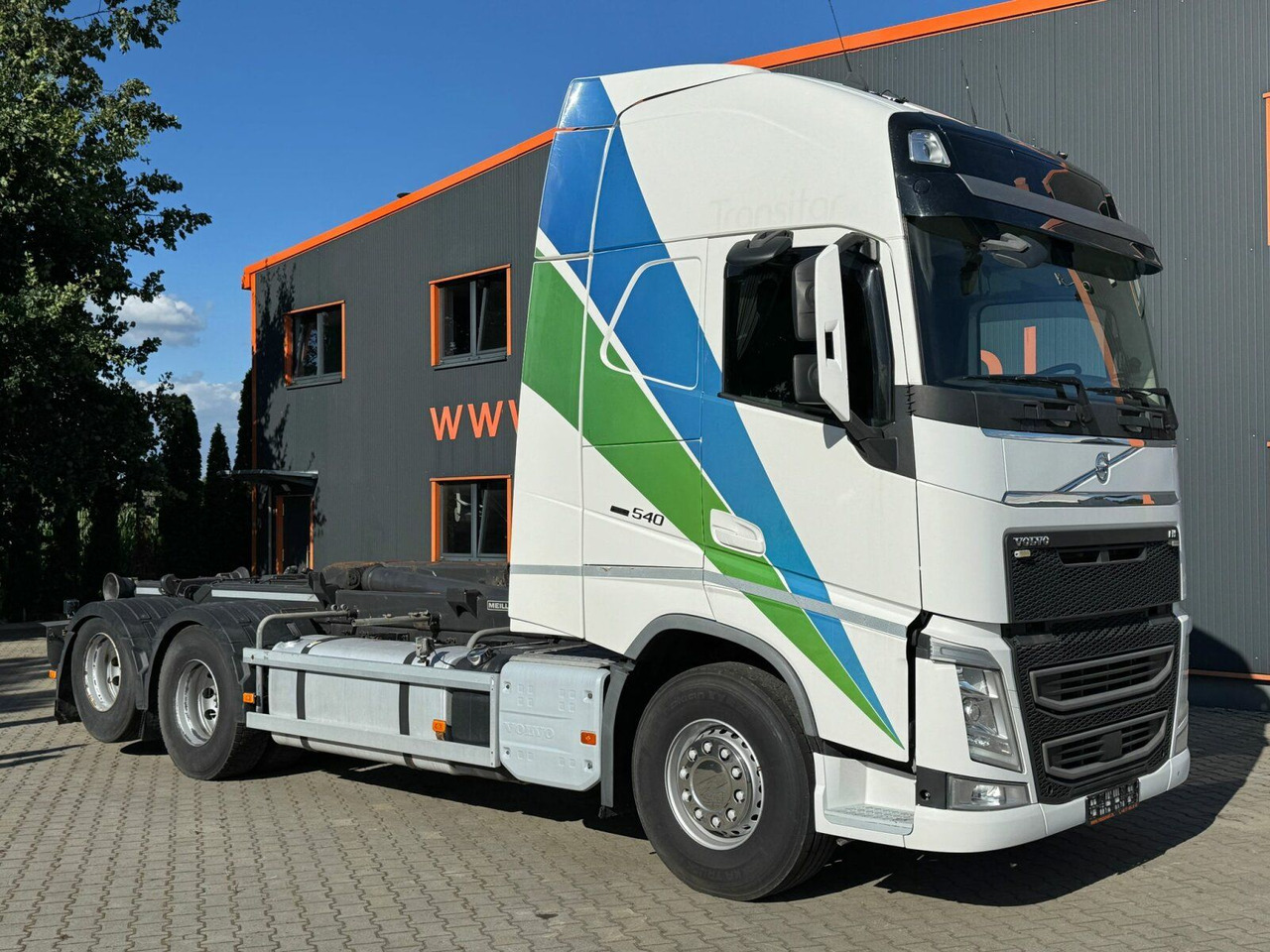 Volvo FH 540 6x2 Abrollkipper MEILLER RK 26.67 - 후크 리프트 트럭 : 사진 1 Volvo FH 540 6x2 Abrollkipper MEILLER RK 26.67 - 후크 리프트 트럭 : 사진 1