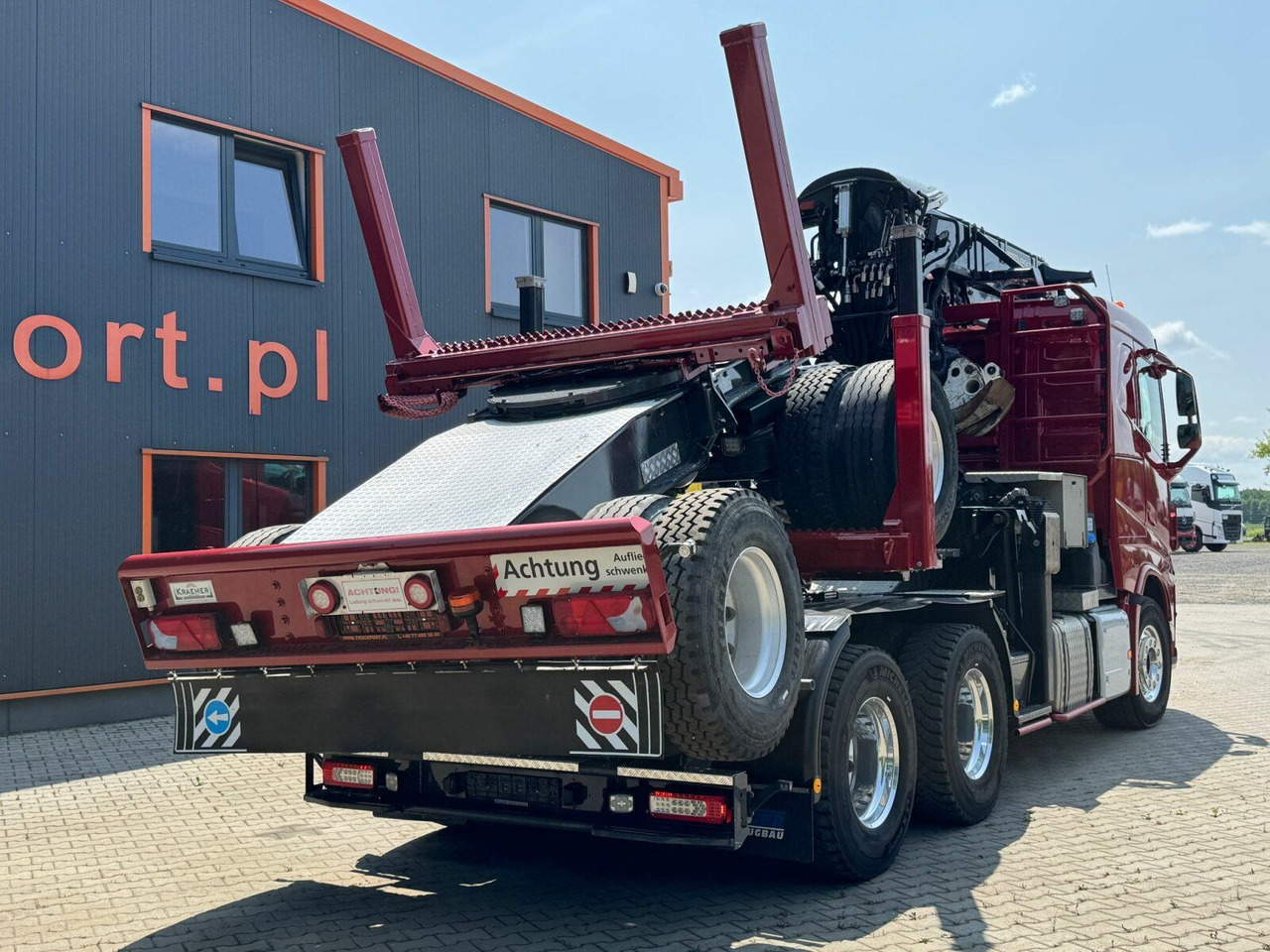 Volvo FH 550 6x4 Holztransporter Lang mit Kran Euro 6E - 목재 트럭, 크레인 트럭 : 사진 5 Volvo FH 550 6x4 Holztransporter Lang mit Kran Euro 6E - 목재 트럭, 크레인 트럭 : 사진 5