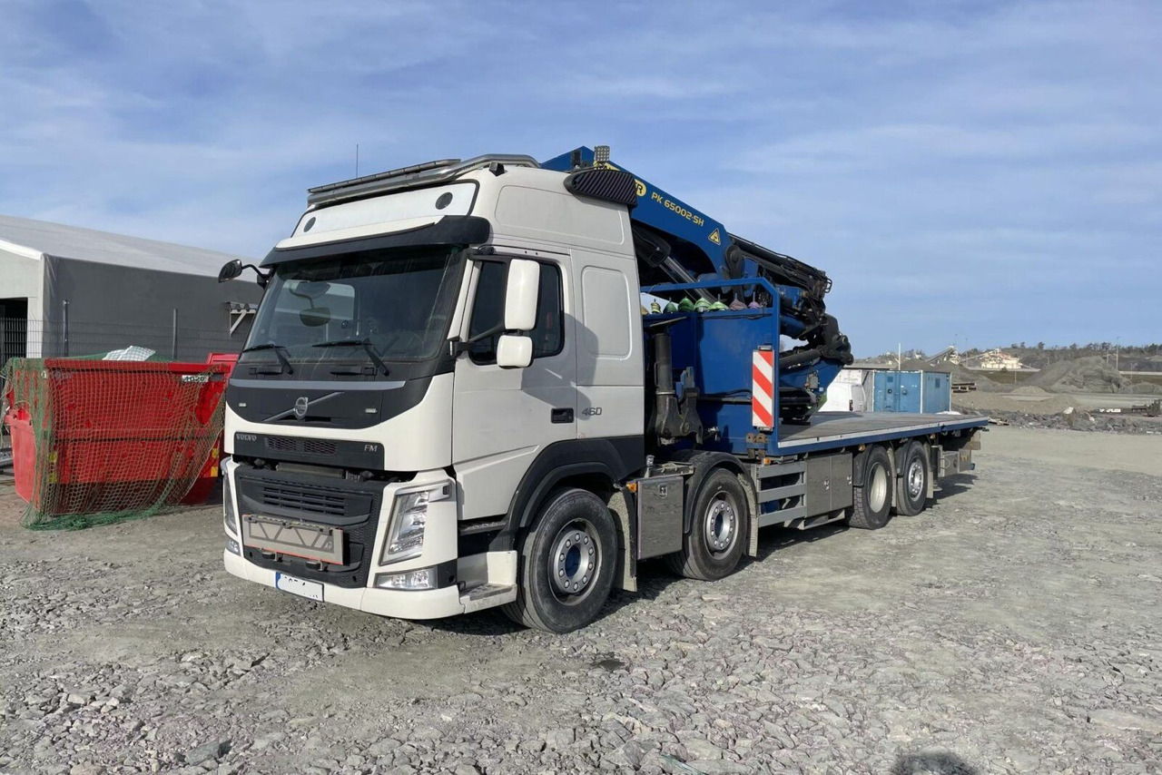 Volvo FM 460 8x2 EURO6 Pritsche Kran PALFINGER PK65002 - 크레인 트럭 : 사진 1 Volvo FM 460 8x2 EURO6 Pritsche Kran PALFINGER PK65002 - 크레인 트럭 : 사진 1