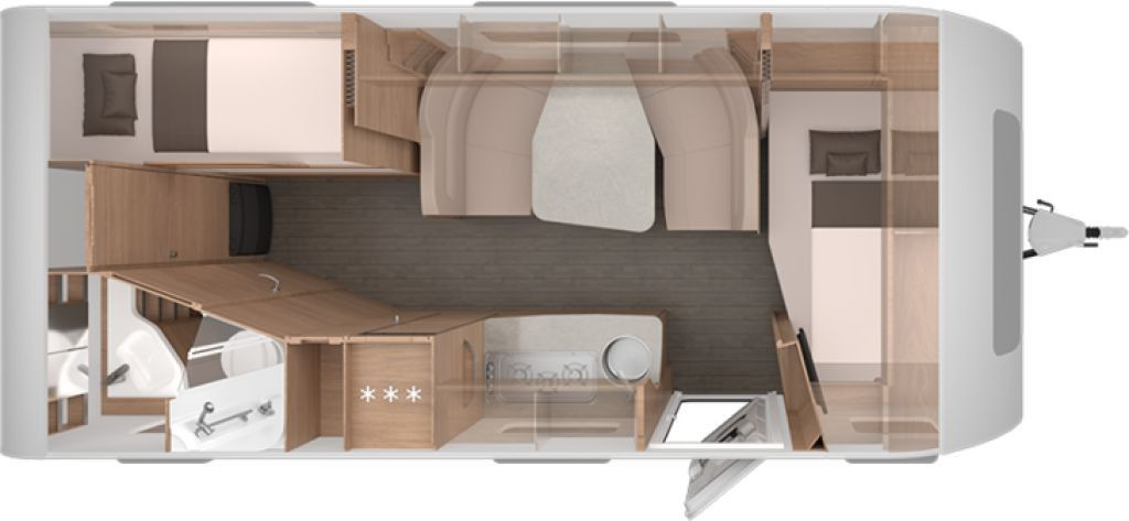 Knaus Südwind 580 QS 60 YEARS Kühlschrank 177l - 캐러밴 : 사진 2 Knaus Südwind 580 QS 60 YEARS Kühlschrank 177l - 캐러밴 : 사진 2