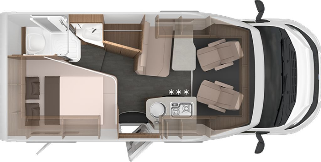 Knaus Van TI 550 MF VANSATION Automatik/140PS - 세미 통합 모터홈 : 사진 2 Knaus Van TI 550 MF VANSATION Automatik/140PS - 세미 통합 모터홈 : 사진 2