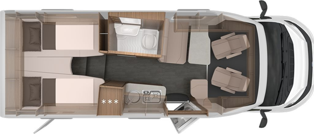 Knaus Van TI 650 MEG VANSATION Automatik - 세미 통합 모터홈 : 사진 2 Knaus Van TI 650 MEG VANSATION Automatik - 세미 통합 모터홈 : 사진 2