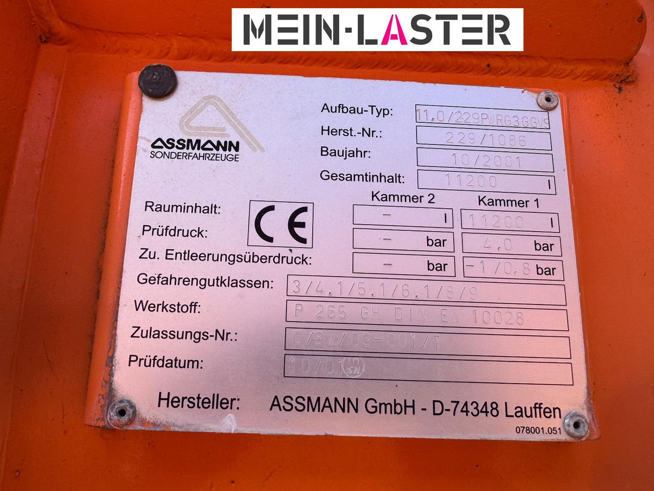 리스 MAN FE 410 Assmann Saug HD Spüler Recycling + FB. MAN FE 410 Assmann Saug HD Spüler Recycling + FB. : 사진 12 리스 MAN FE 410 Assmann Saug HD Spüler Recycling + FB. MAN FE 410 Assmann Saug HD Spüler Recycling + FB. : 사진 12