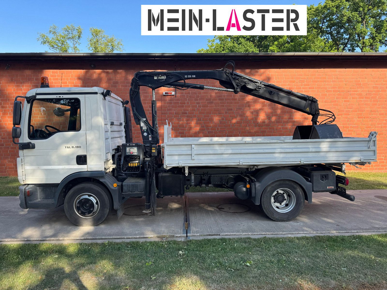 MAN TGL 8.180 3 S-Kipper Hiab 55 D *10,2 m - 640 kg - 덤프 밴 : 사진 4 MAN TGL 8.180 3 S-Kipper Hiab 55 D *10,2 m - 640 kg - 덤프 밴 : 사진 4
