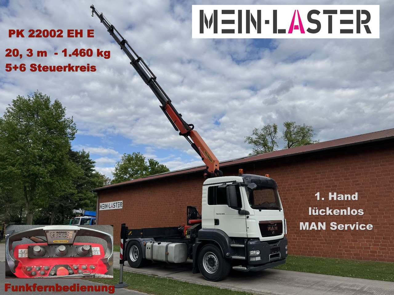 MAN TGS 18.400 PK 22002-E Kran 20 m- 5/6 Steuerk.-FB - 트랙터 유닛 : 사진 1 MAN TGS 18.400 PK 22002-E Kran 20 m- 5/6 Steuerk.-FB - 트랙터 유닛 : 사진 1