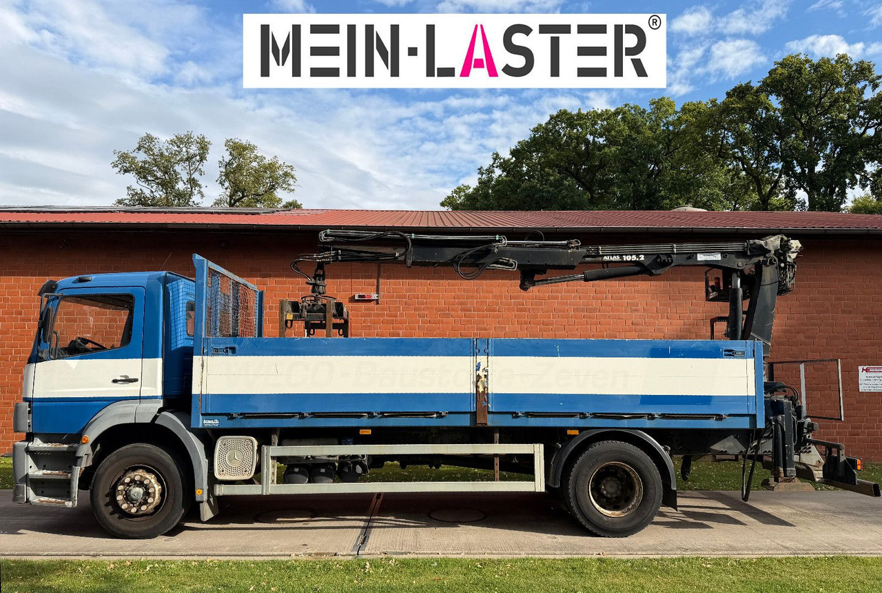 Mercedes-Benz 1823 Atego Atlas 105.2 1.Hand nur 226.000 km - 드롭사이드/ 플랫베드 트럭, 크레인 트럭 : 사진 4 Mercedes-Benz 1823 Atego Atlas 105.2 1.Hand nur 226.000 km - 드롭사이드/ 플랫베드 트럭, 크레인 트럭 : 사진 4