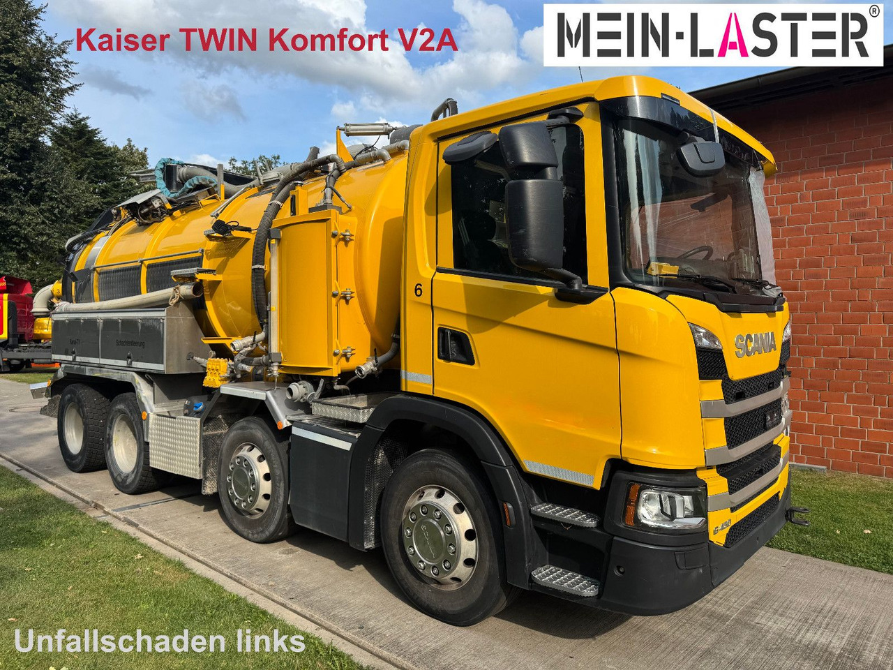 Scania G 450 8x4 Kaiser Twister Komfort V2A Funk - 진공 흡입 트럭 : 사진 1 Scania G 450 8x4 Kaiser Twister Komfort V2A Funk - 진공 흡입 트럭 : 사진 1