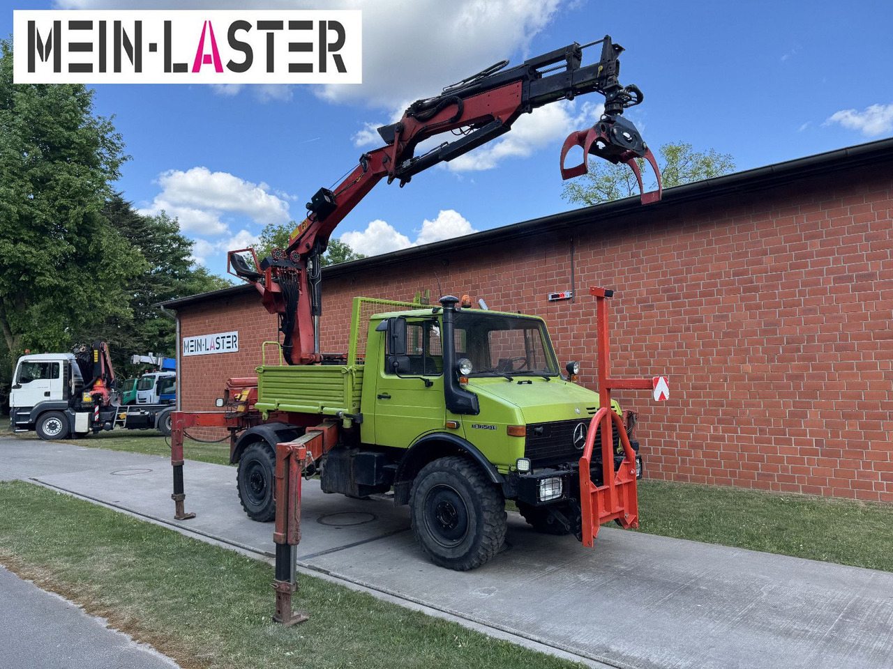 Unimog U 1650 PK 10500 Kran 15 m max. 3,9 t Seilwinde - 크레인 트럭 : 사진 1 Unimog U 1650 PK 10500 Kran 15 m max. 3,9 t Seilwinde - 크레인 트럭 : 사진 1