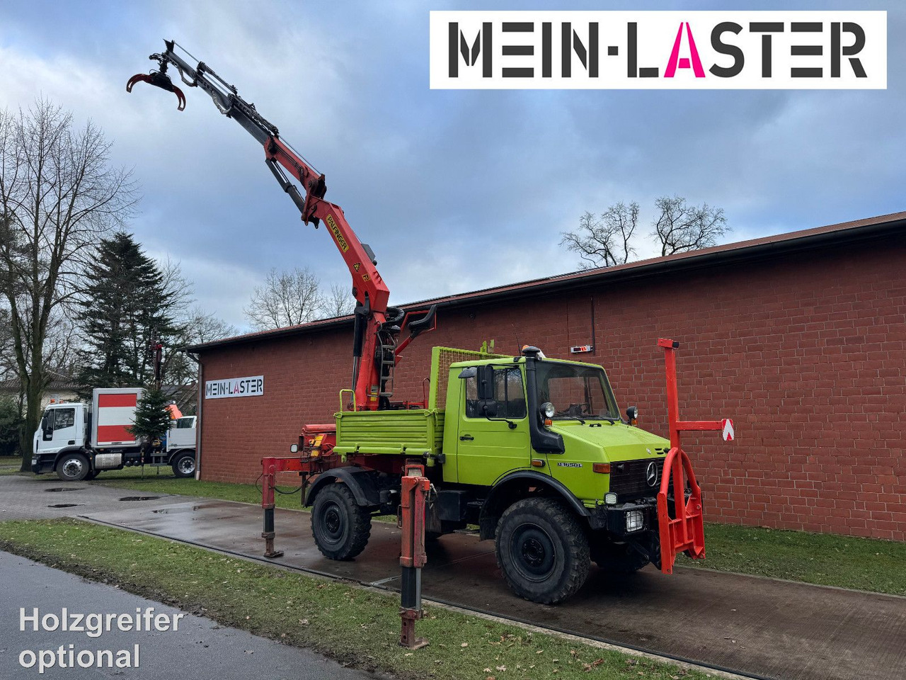 Unimog U 1650 PK 10500 Kran 15 m max. 3,9 t Seilwinde - 크레인 트럭 : 사진 2 Unimog U 1650 PK 10500 Kran 15 m max. 3,9 t Seilwinde - 크레인 트럭 : 사진 2