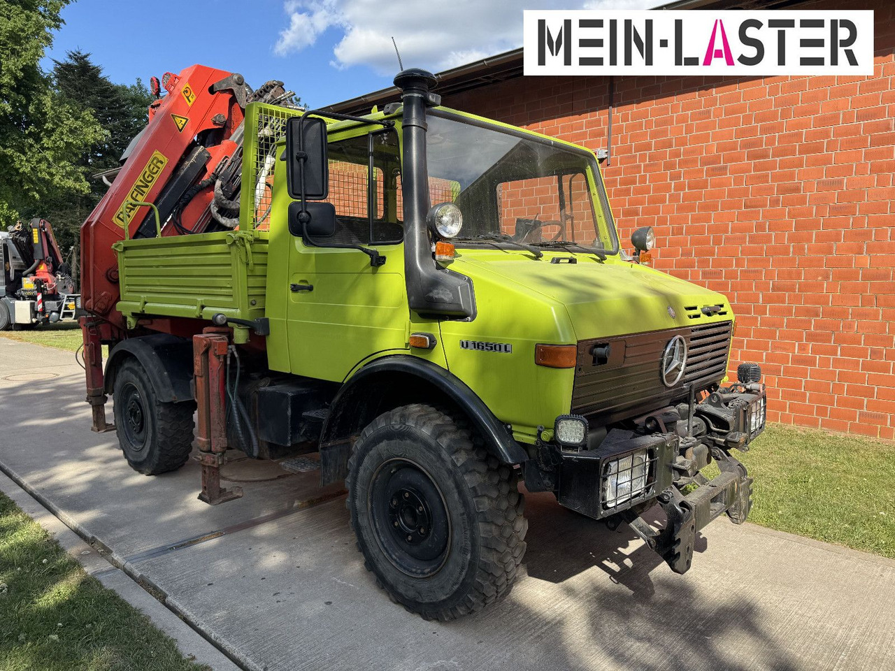 Unimog U 1650 PK 10500 Kran 15 m max. 3,9 t Seilwinde - 크레인 트럭 : 사진 3 Unimog U 1650 PK 10500 Kran 15 m max. 3,9 t Seilwinde - 크레인 트럭 : 사진 3