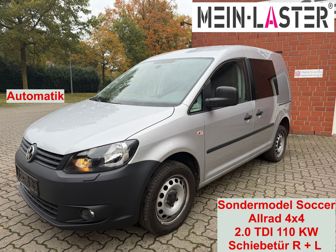 Volkswagen Caddy 2.0 TDI Soccer 4Motion Automatik 1. Hand - 스테이션 왜건 : 사진 1 Volkswagen Caddy 2.0 TDI Soccer 4Motion Automatik 1. Hand - 스테이션 왜건 : 사진 1