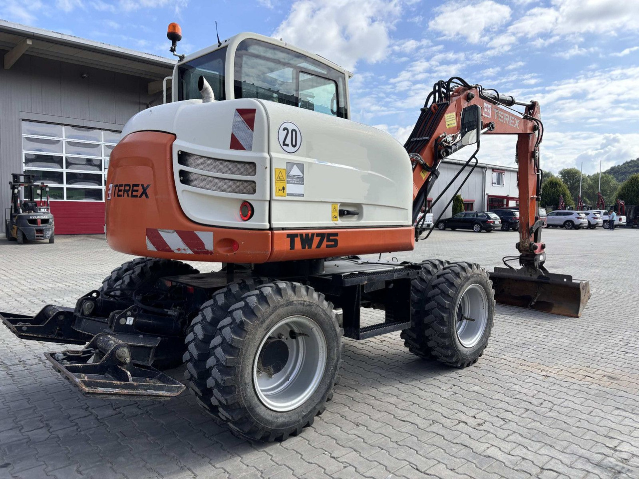Terex TW 75 - 휠 굴삭기 : 사진 3 Terex TW 75 - 휠 굴삭기 : 사진 3