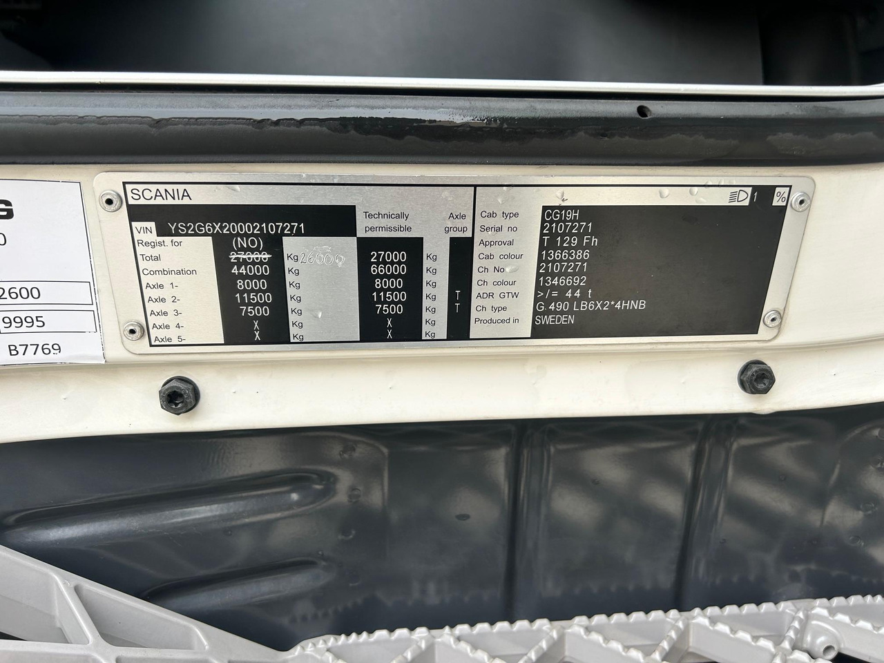 냉동탑차 SCANIA G490 : 사진 27 냉동탑차 SCANIA G490 : 사진 27