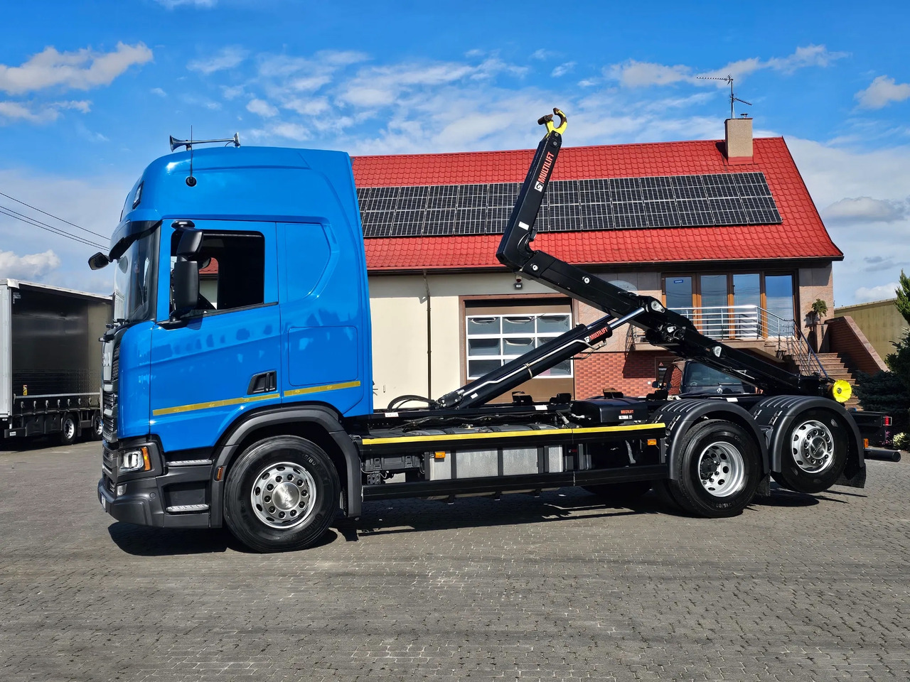 SCANIA R450 - 후크 리프트 트럭 : 사진 2 SCANIA R450 - 후크 리프트 트럭 : 사진 2