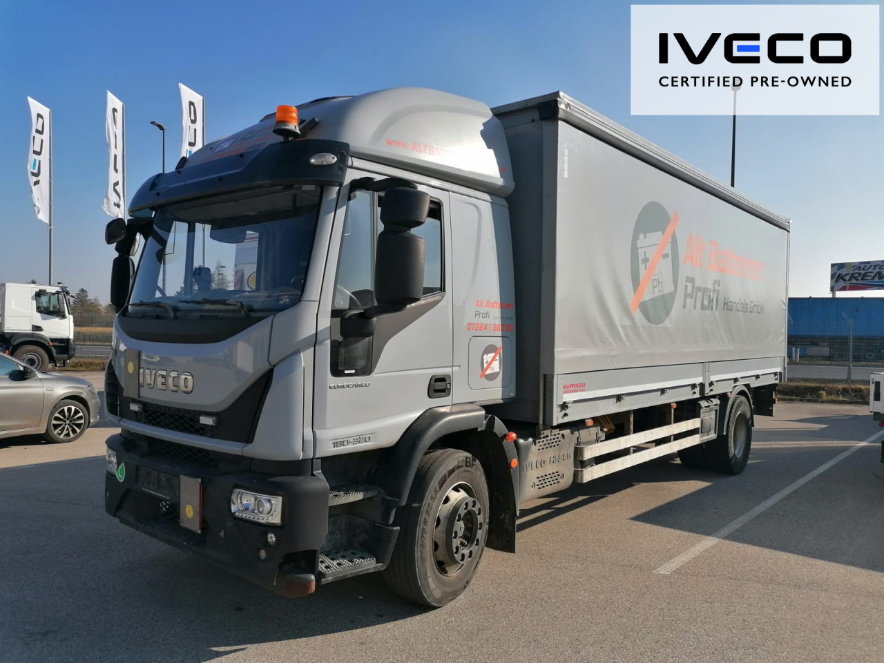 IVECO Eurocargo ML180E32/PEVI_C Euro6 Klima Luftfeder ZV - 커튼사이더 트럭 : 사진 3 IVECO Eurocargo ML180E32/PEVI_C Euro6 Klima Luftfeder ZV - 커튼사이더 트럭 : 사진 3