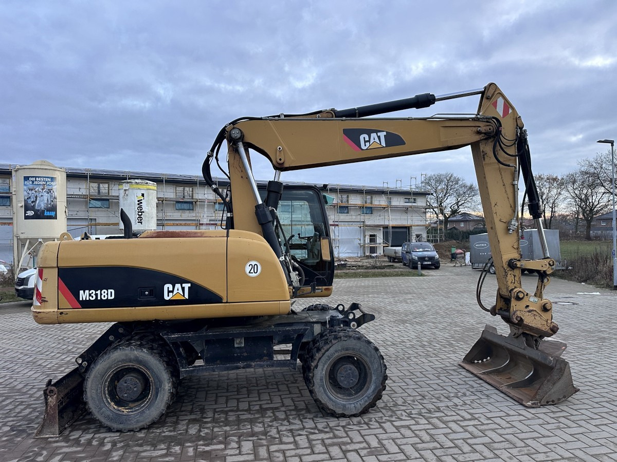 CATERPILLAR M 318 D full Hydr. Top Zustand German machine ! - 휠 굴삭기 : 사진 2 CATERPILLAR M 318 D full Hydr. Top Zustand German machine ! - 휠 굴삭기 : 사진 2