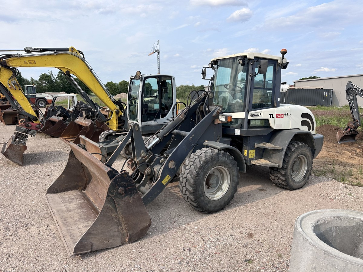 TEREX TL 120 - 30 Km/h Schaufel + Palettengabel Top ! - 휠 로더 : 사진 3 TEREX TL 120 - 30 Km/h Schaufel + Palettengabel Top ! - 휠 로더 : 사진 3