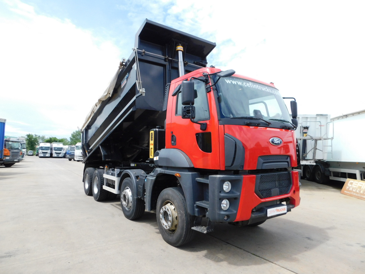 Ford 4142d 8x4 dcab e6 16s2230 ecotorq - 덤프트럭 : 사진 2 Ford 4142d 8x4 dcab e6 16s2230 ecotorq - 덤프트럭 : 사진 2