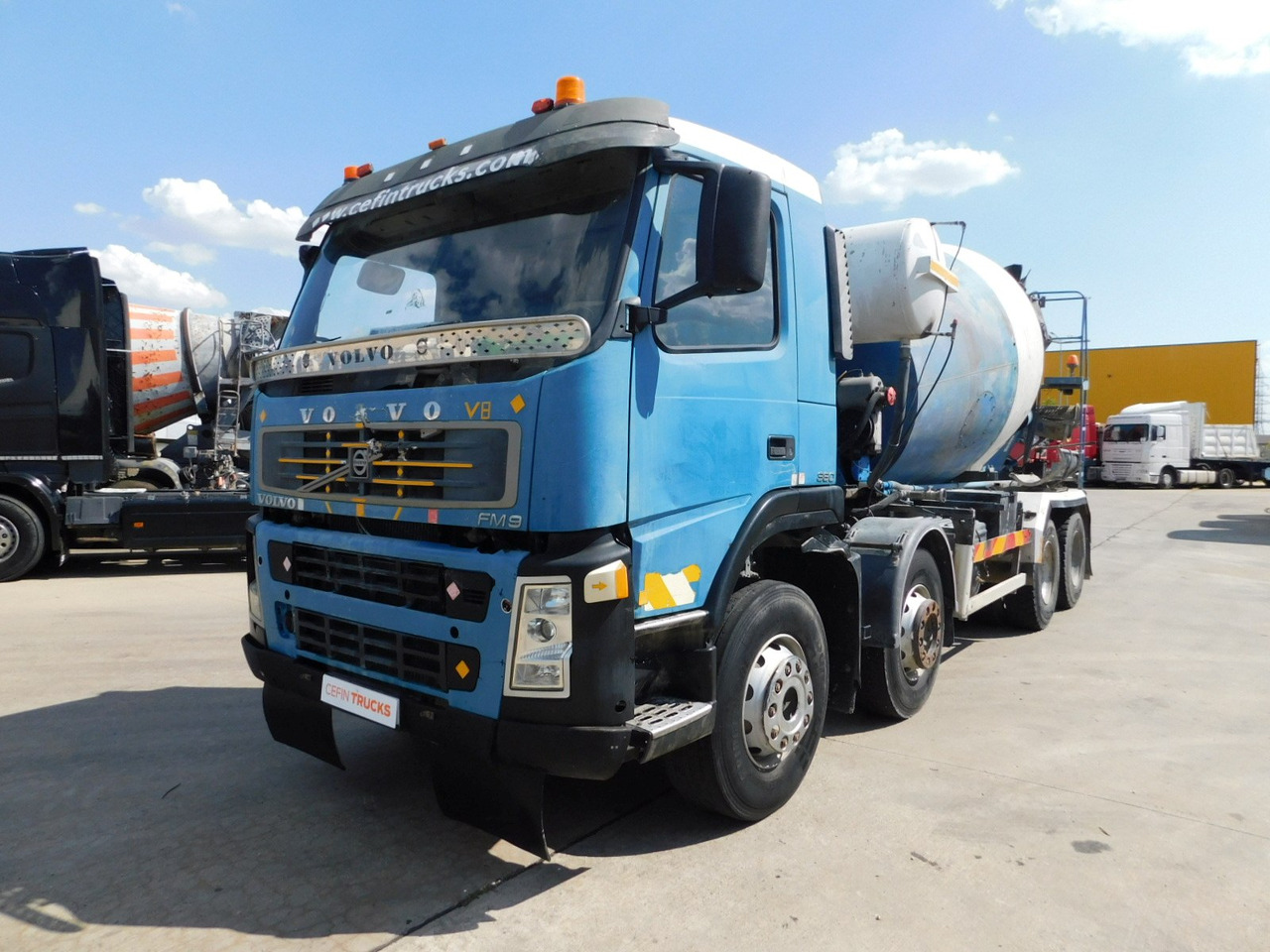 Volvo Fm9 380 - 콘크리트 믹서 트럭 : 사진 1 Volvo Fm9 380 - 콘크리트 믹서 트럭 : 사진 1