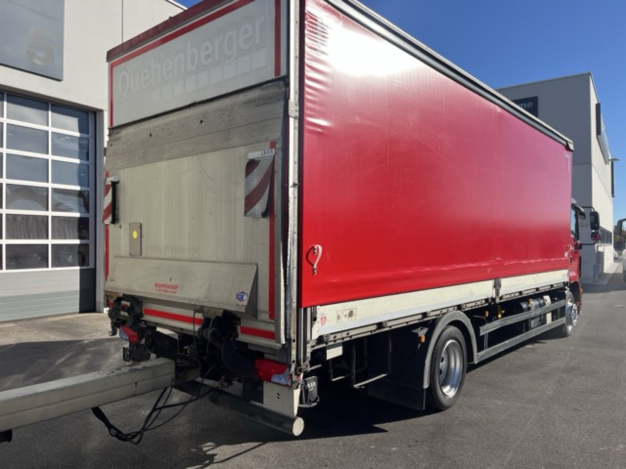 커튼사이더 트럭 MAN TGM 18.320 4x2 BL Durchladbar - mit Tandemhänger : 사진 13