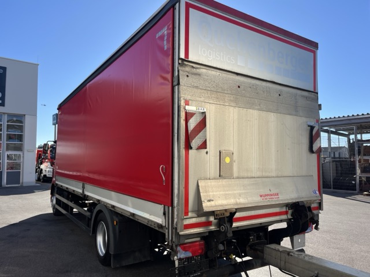 커튼사이더 트럭 MAN TGM 18.320 4x2 BL Durchladbar - mit Tandemhänger : 사진 9