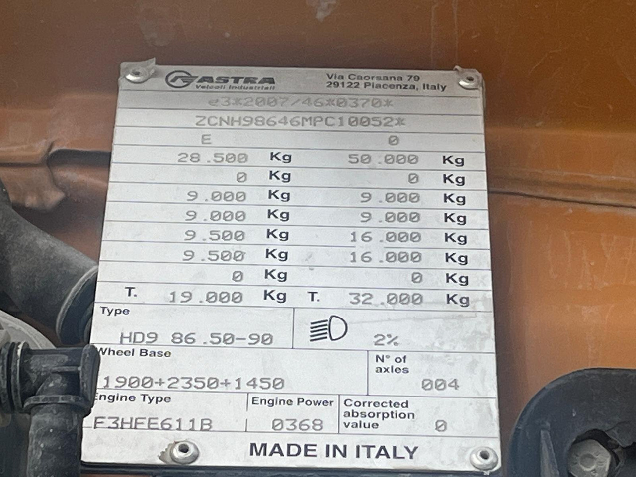ASTRA HD9 86.50-90 8x6 ASTRA HD9 86.50-90 8x6, Unfallschaden, Cursor 13 - 캡 새시 트럭 : 사진 5 ASTRA HD9 86.50-90 8x6 ASTRA HD9 86.50-90 8x6, Unfallschaden, Cursor 13 - 캡 새시 트럭 : 사진 5