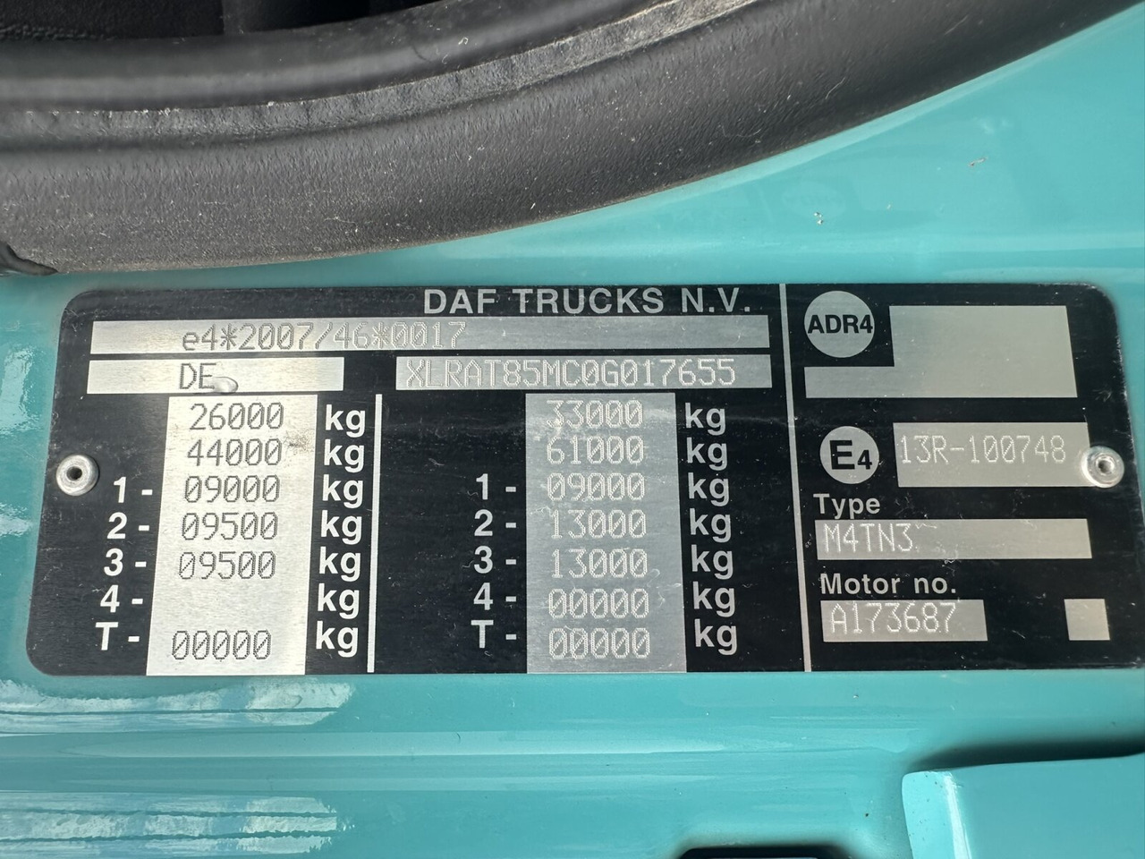 DAF CF 85.460 6x4 CF 85.460 6x4, Bordmatik links - 덤프트럭 : 사진 4 DAF CF 85.460 6x4 CF 85.460 6x4, Bordmatik links - 덤프트럭 : 사진 4