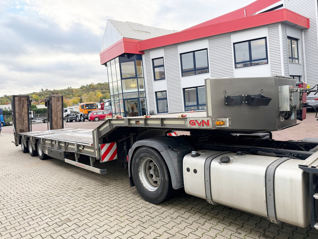 저하대 세미 트레일러 운반 물 중장비 GVN Trailer 329 GVN Trailer 329, Liftachse, Verbr. auf 3m, hydr. Rampen : 사진 11 저하대 세미 트레일러 운반 물 중장비 GVN Trailer 329 GVN Trailer 329, Liftachse, Verbr. auf 3m, hydr. Rampen : 사진 11