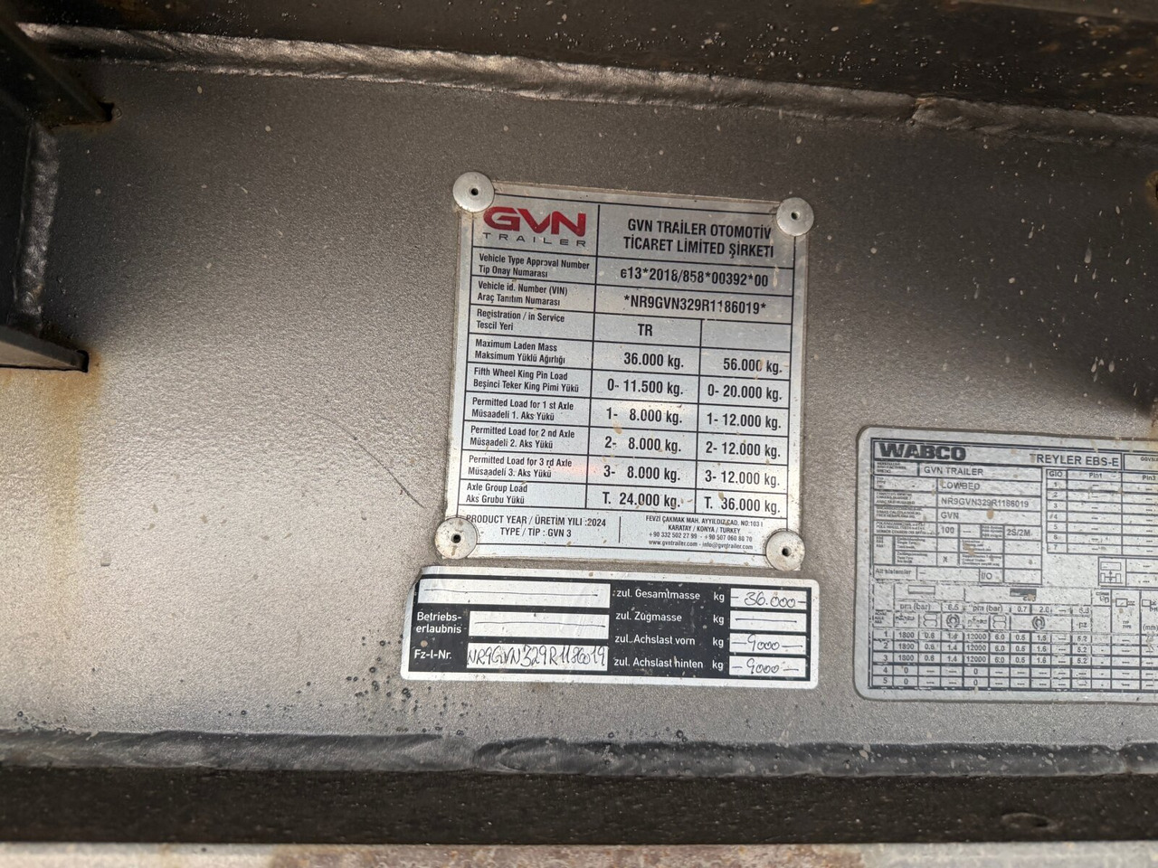 GVN Trailer 329 GVN Trailer 329, Liftachse, Verbr. auf 3m, hydr. Rampen - 저하대 세미 트레일러 : 사진 3 GVN Trailer 329 GVN Trailer 329, Liftachse, Verbr. auf 3m, hydr. Rampen - 저하대 세미 트레일러 : 사진 3