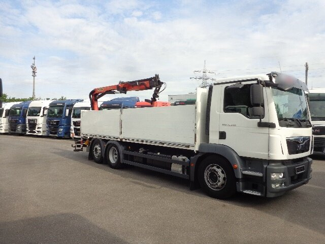 MAN TGM 26.340 6x2-4 LL TGM 26.340 6x2-4 LL,Lenk-Liftachse, Heckkran, Palfinger PK 11.001, faltbar, - 크레인 트럭, 드롭사이드/ 플랫베드 트럭 : 사진 4 MAN TGM 26.340 6x2-4 LL TGM 26.340 6x2-4 LL,Lenk-Liftachse, Heckkran, Palfinger PK 11.001, faltbar, - 크레인 트럭, 드롭사이드/ 플랫베드 트럭 : 사진 4