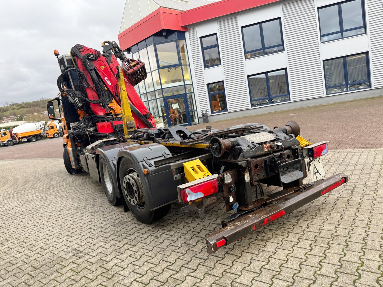 후크 리프트 트럭, 크레인 트럭 MAN TGS 26.440 6x2-4 BL TGS 26.440 6x2-4 BL, Lenk-/Liftachse, Krankabine, Kran Epsilon Q150Z96 : 사진 13