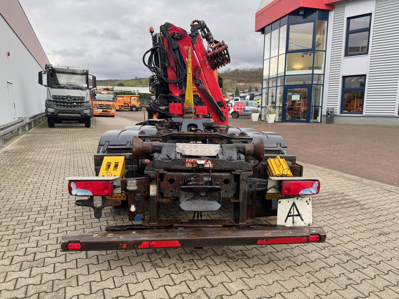 후크 리프트 트럭, 크레인 트럭 MAN TGS 26.440 6x2-4 BL TGS 26.440 6x2-4 BL, Lenk-/Liftachse, Krankabine, Kran Epsilon Q150Z96 : 사진 12