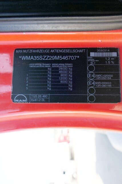 MAN TGS 26.480 6x4H-4 BL TGS 26.480 6x4H-4 BL, Liebherr HTM 704, Multilift Abroller HydroDrive, Lenk-/Liftachse, Wechselfahrzeug - 콘크리트 믹서 트럭 : 사진 4 MAN TGS 26.480 6x4H-4 BL TGS 26.480 6x4H-4 BL, Liebherr HTM 704, Multilift Abroller HydroDrive, Lenk-/Liftachse, Wechselfahrzeug - 콘크리트 믹서 트럭 : 사진 4