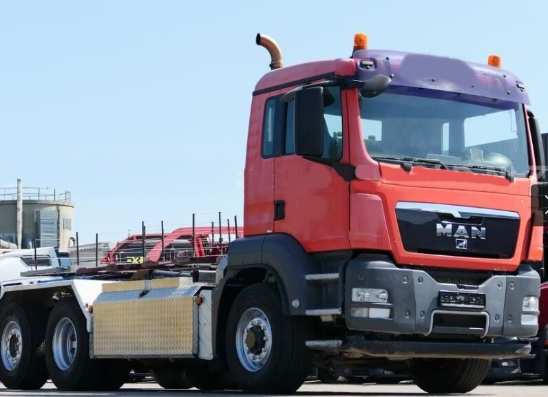 MAN TGS 26.480 6x4H-4 BL TGS 26.480 6x4H-4 BL, Multilift Abroller HydroDrive, Lenk-/Liftachse, Wechselfahrzeug - 후크 리프트 트럭 : 사진 1 MAN TGS 26.480 6x4H-4 BL TGS 26.480 6x4H-4 BL, Multilift Abroller HydroDrive, Lenk-/Liftachse, Wechselfahrzeug - 후크 리프트 트럭 : 사진 1