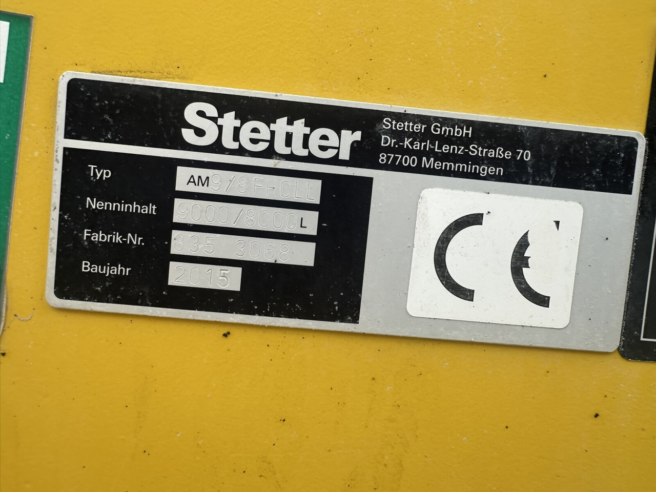 MAN TGS 32.400 8X4 BB TGS 32.400 8x4 BB, Stetter ca. 9m³ - 콘크리트 믹서 트럭 : 사진 5 MAN TGS 32.400 8X4 BB TGS 32.400 8x4 BB, Stetter ca. 9m³ - 콘크리트 믹서 트럭 : 사진 5