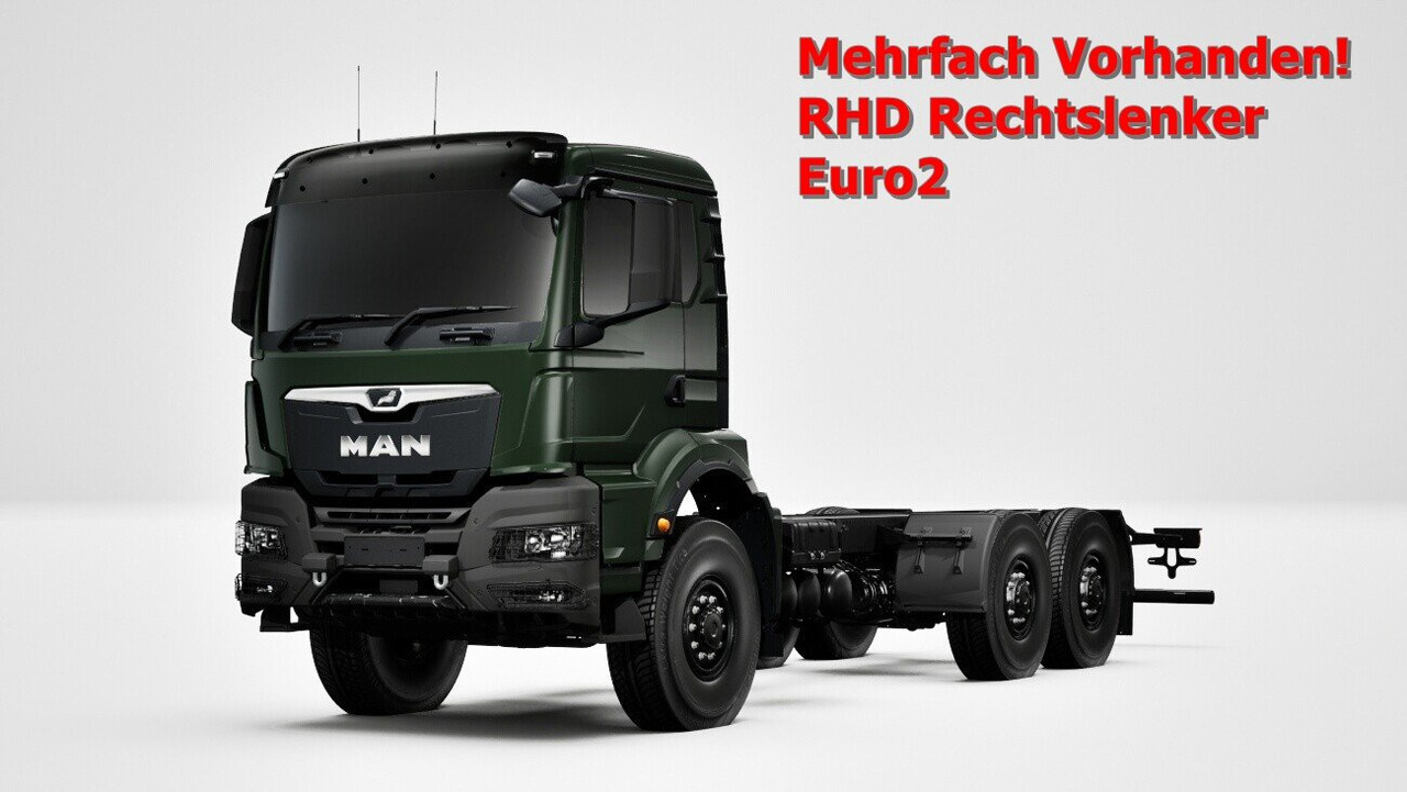 MAN TGS 33.440 6x6 BB CH RHD TGS 33.440 6x6 BB CH RHD, Euro2, Rechtslenker, Einzelbereifung - 캡 새시 트럭 : 사진 1 MAN TGS 33.440 6x6 BB CH RHD TGS 33.440 6x6 BB CH RHD, Euro2, Rechtslenker, Einzelbereifung - 캡 새시 트럭 : 사진 1
