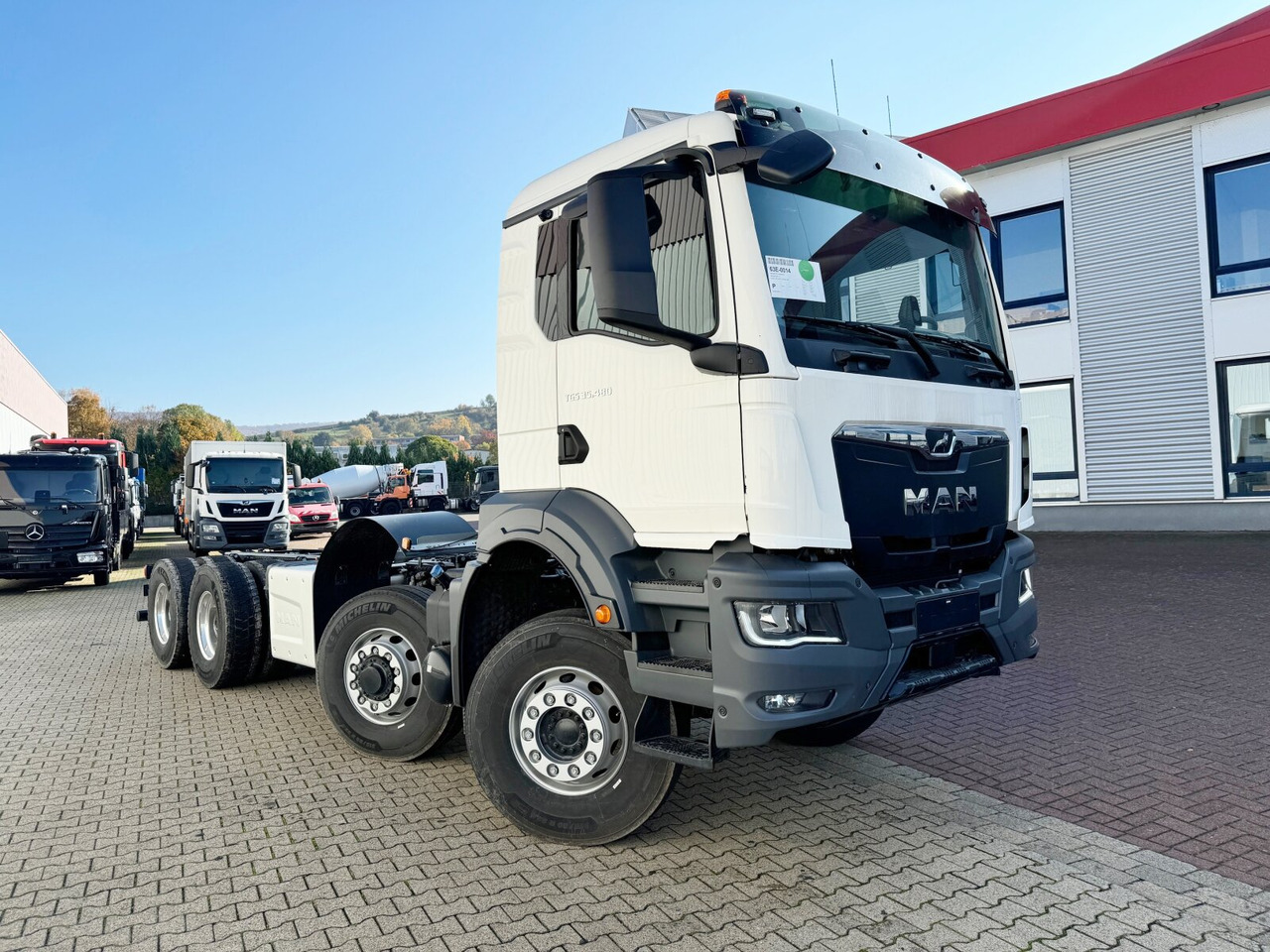 신규 캡 새시 트럭 MAN TGS 35.480 8x6H BL CH TGS 35.480 8x6H BL CH, HydroDrive, Navi, Nebenantrieb : 사진 7