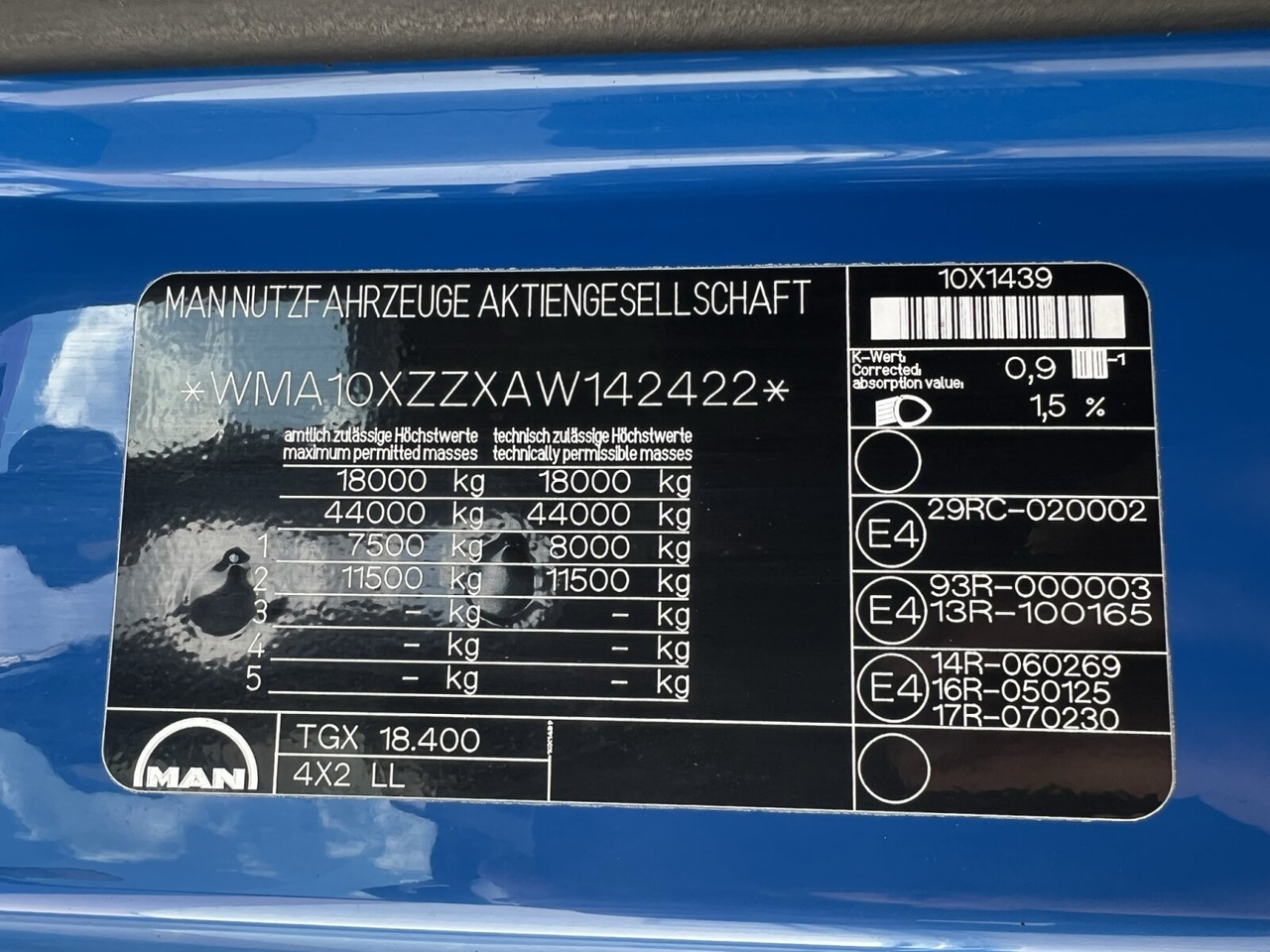 MAN TGX 18.400 4X2 LL TGX 18.400 4X2 LL, Fahrschule, XLX-Fahrerhaus - 트럭 : 사진 2 MAN TGX 18.400 4X2 LL TGX 18.400 4X2 LL, Fahrschule, XLX-Fahrerhaus - 트럭 : 사진 2