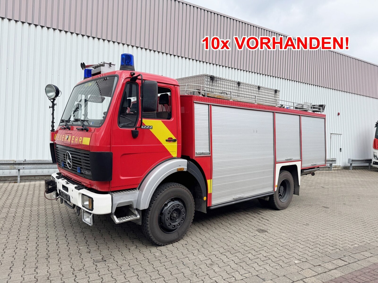 Mercedes-Benz 1222 AF 4x4 Rüstwagen RW 2 1222 AF 4x4, Rüstwagen RW 2, Seilwinde - 구급차 : 사진 1 Mercedes-Benz 1222 AF 4x4 Rüstwagen RW 2 1222 AF 4x4, Rüstwagen RW 2, Seilwinde - 구급차 : 사진 1