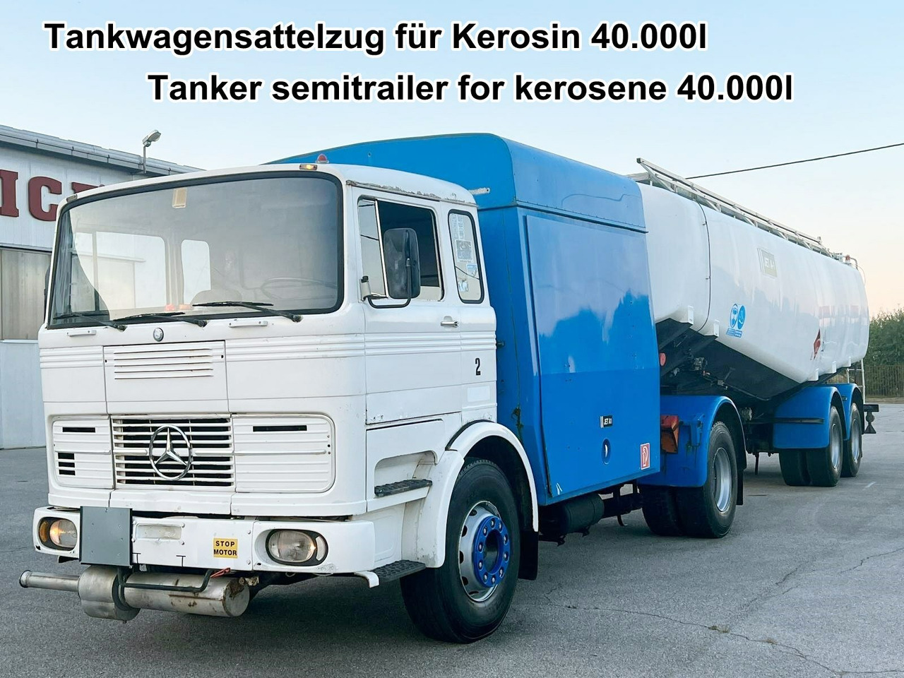 Mercedes-Benz 1923 4x2 Tankwagenzug für Kerosin 40.000l 1923 4x2 Tankwagenzug für Kerosin 40.000l - 유조트럭 : 사진 1 Mercedes-Benz 1923 4x2 Tankwagenzug für Kerosin 40.000l 1923 4x2 Tankwagenzug für Kerosin 40.000l - 유조트럭 : 사진 1