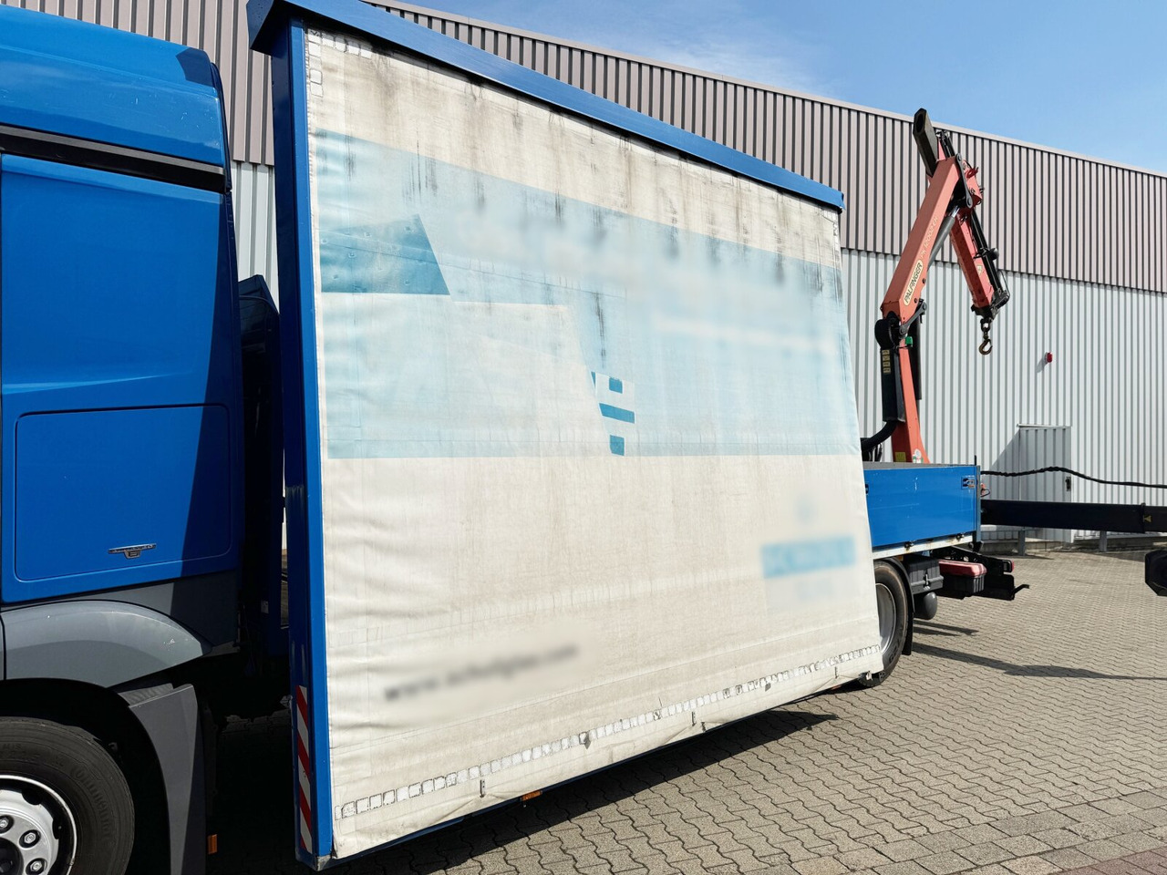 Mercedes-Benz Actros 1836 L 4x2 Actros 1836 L 4x2, Glastransporter, Heckkran Palfinger Pk 12002-EH, Funk - 크레인 트럭 : 사진 4 Mercedes-Benz Actros 1836 L 4x2 Actros 1836 L 4x2, Glastransporter, Heckkran Palfinger Pk 12002-EH, Funk - 크레인 트럭 : 사진 4