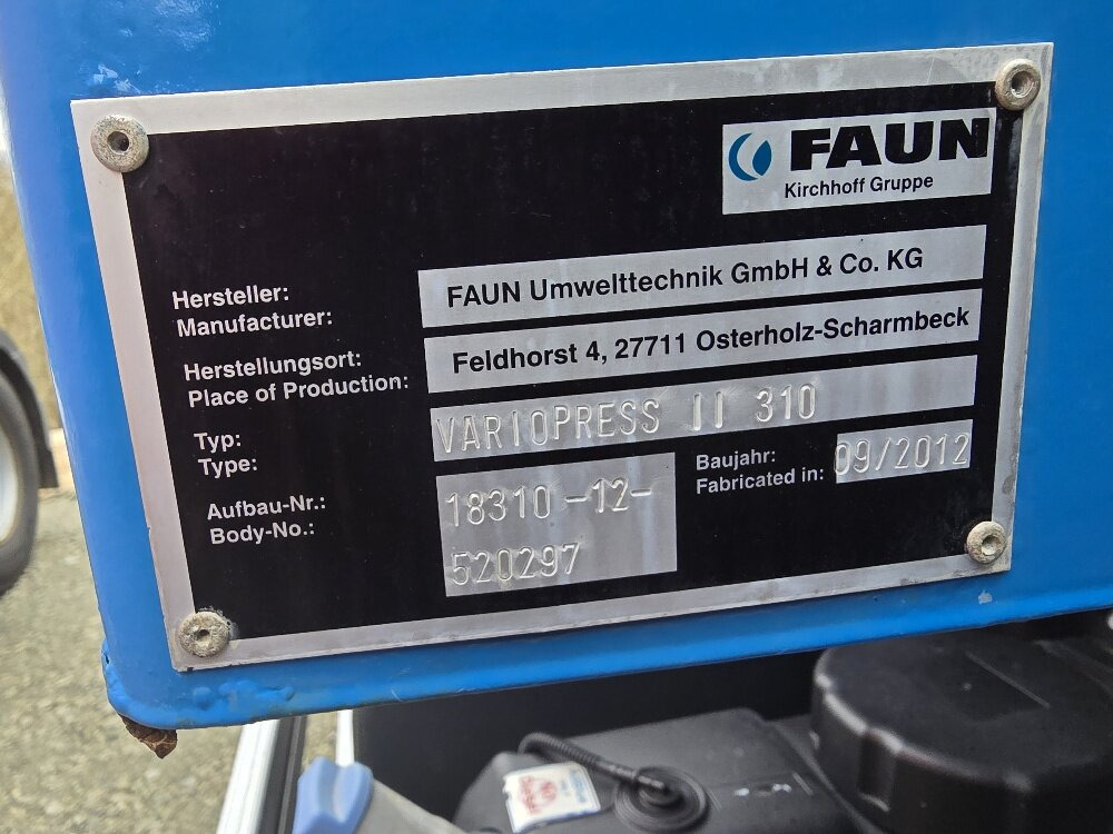 Mercedes-Benz Actros 2032 LA/36/4x4 Actros 2032 LA/36/4x4, Faun Variopress 310, 10m³, Zöller Schüttung - 쓰레기차 : 사진 4 Mercedes-Benz Actros 2032 LA/36/4x4 Actros 2032 LA/36/4x4, Faun Variopress 310, 10m³, Zöller Schüttung - 쓰레기차 : 사진 4