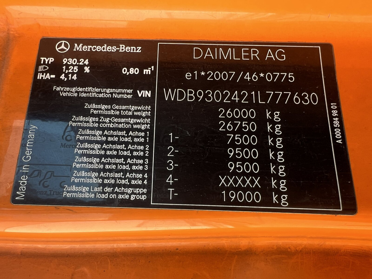 Mercedes-Benz Actros 2641/48 L 6x4 Actros 2641/48 L 6x4, Seilabroller, Haller Lotos, Zöller Schüttung - 쓰레기차 : 사진 3 Mercedes-Benz Actros 2641/48 L 6x4 Actros 2641/48 L 6x4, Seilabroller, Haller Lotos, Zöller Schüttung - 쓰레기차 : 사진 3