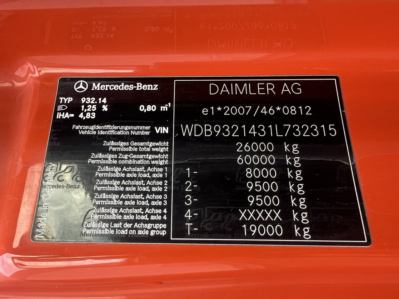 Mercedes-Benz Actros 2644/48 K 6x4 Actros 2644/48 K 6x4, Hiab Multilift - 후크 리프트 트럭 : 사진 4 Mercedes-Benz Actros 2644/48 K 6x4 Actros 2644/48 K 6x4, Hiab Multilift - 후크 리프트 트럭 : 사진 4